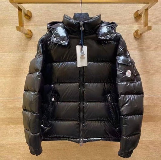 Doudoune Noire à Capuche